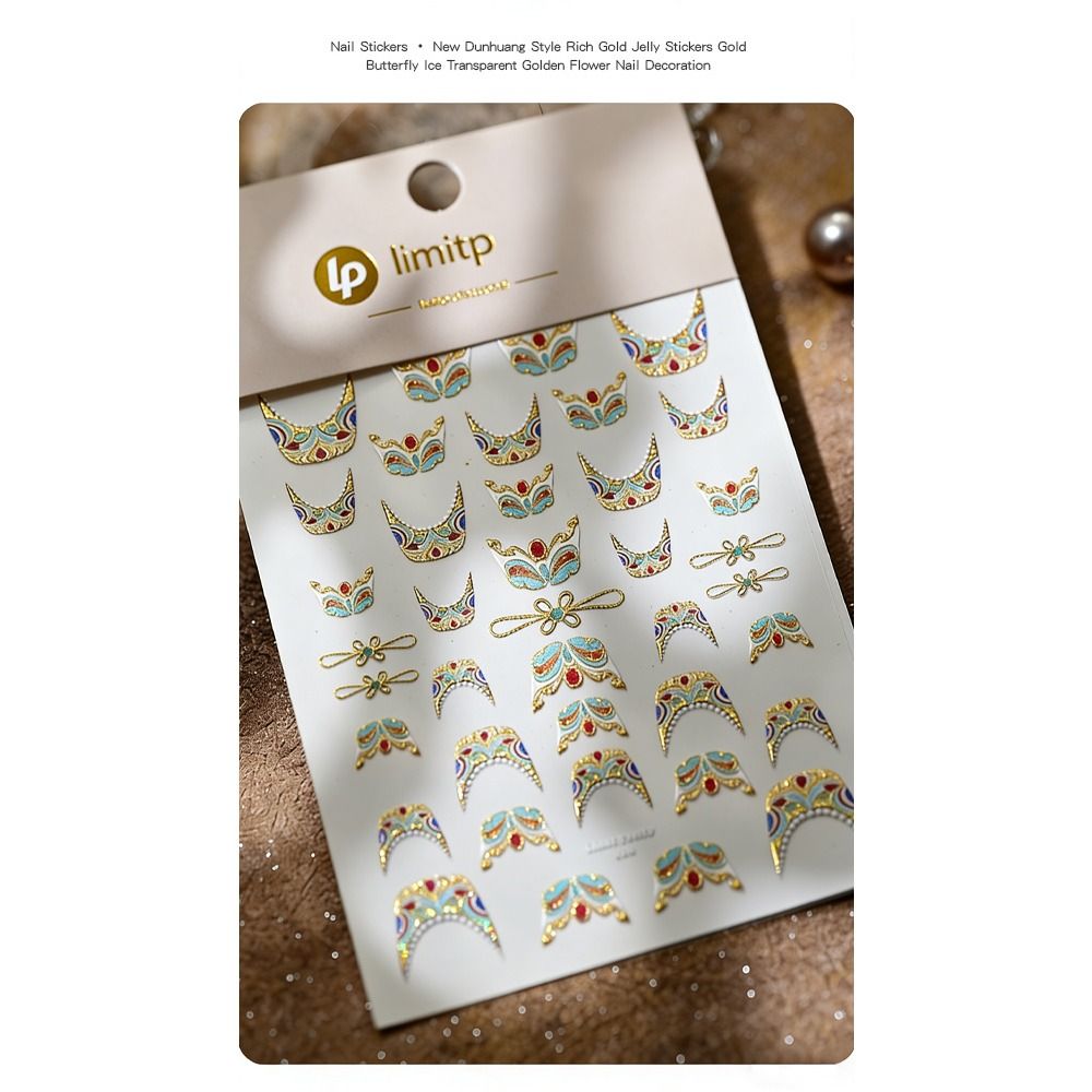 Nail Art Elegant - Adesivi per Unghie 5D Lussuosi, Imitazione