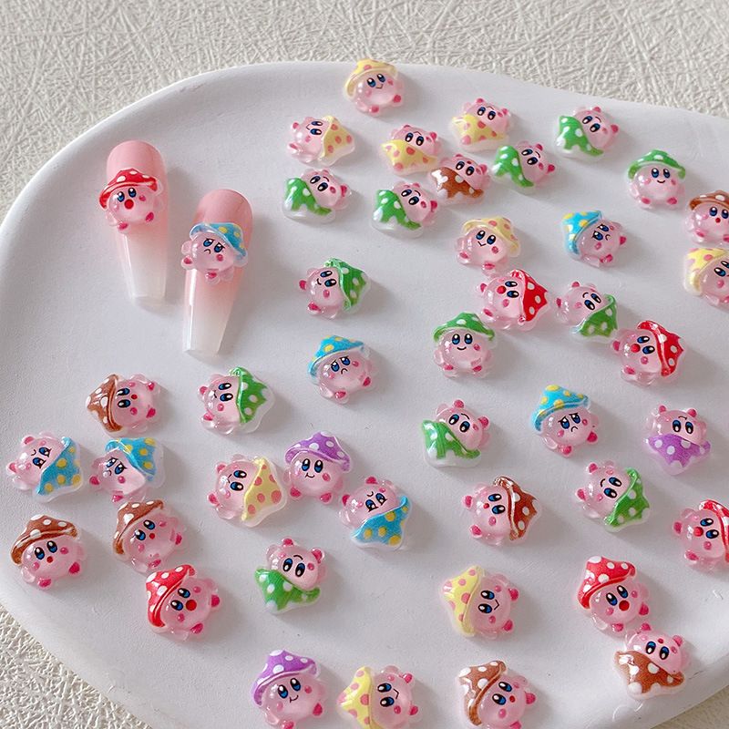 Nail Art Nail Art - 2/10/20 Pezzi Decorazioni per Unghie Kirby,