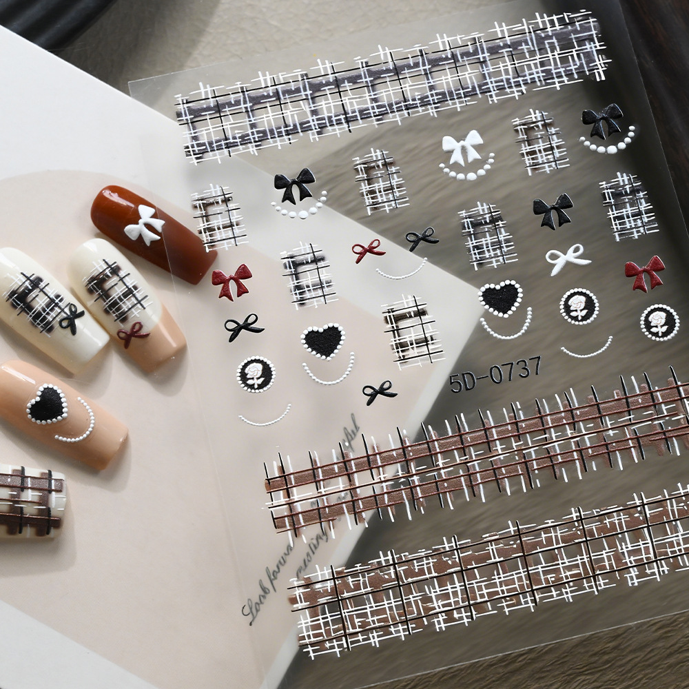 Nail Art Elegant - 1 Pezzo Adesivi per Unghie Muillard