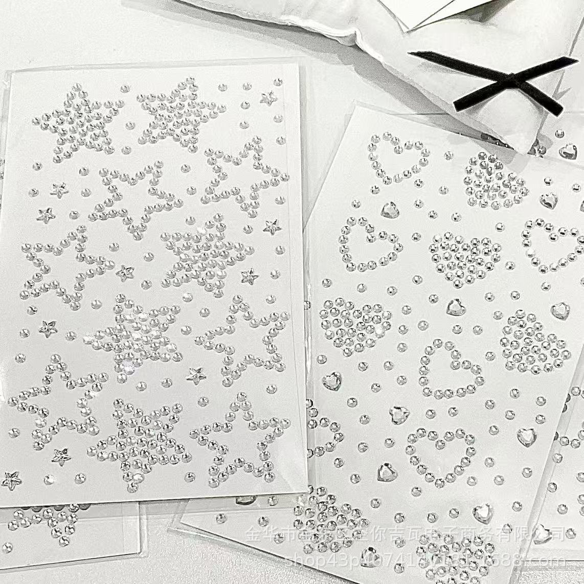 Nail Art Nail Art - Adesivi a Forma di Cuore con