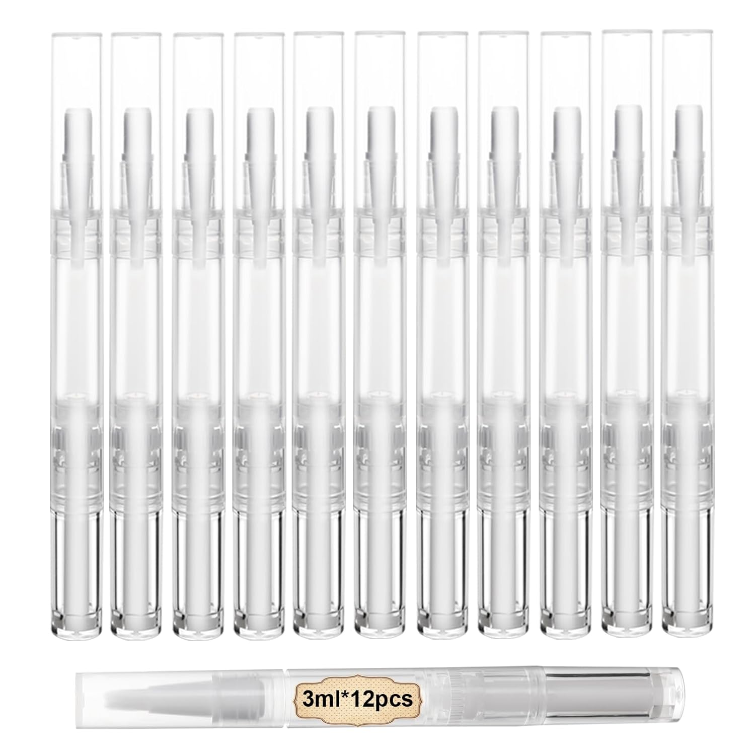 Cuticle Oil Pen - 12 Pezzi Penne Vuote da 3ml