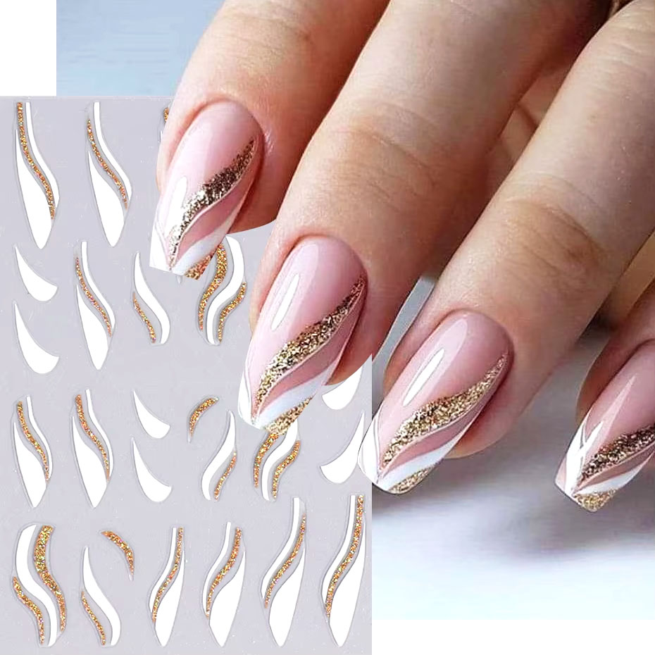 1 pz oro glitter design france - Nail Art Xmas Design recensione e prezzo