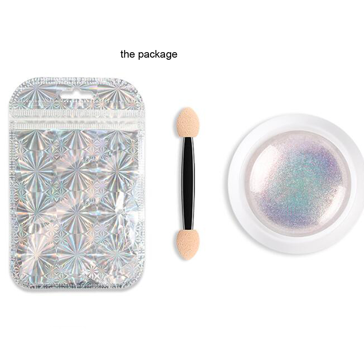 1 Barattolo di Polvere per Ung - Nail Glitter Chrome recensione e prezzo