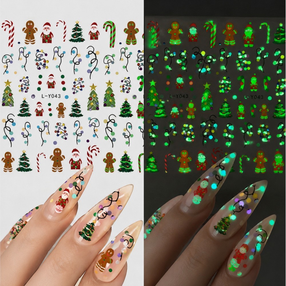 2 Pezzi Adesivi per Unghie Nat - Nail Art Xmas Design recensione e prezzo
