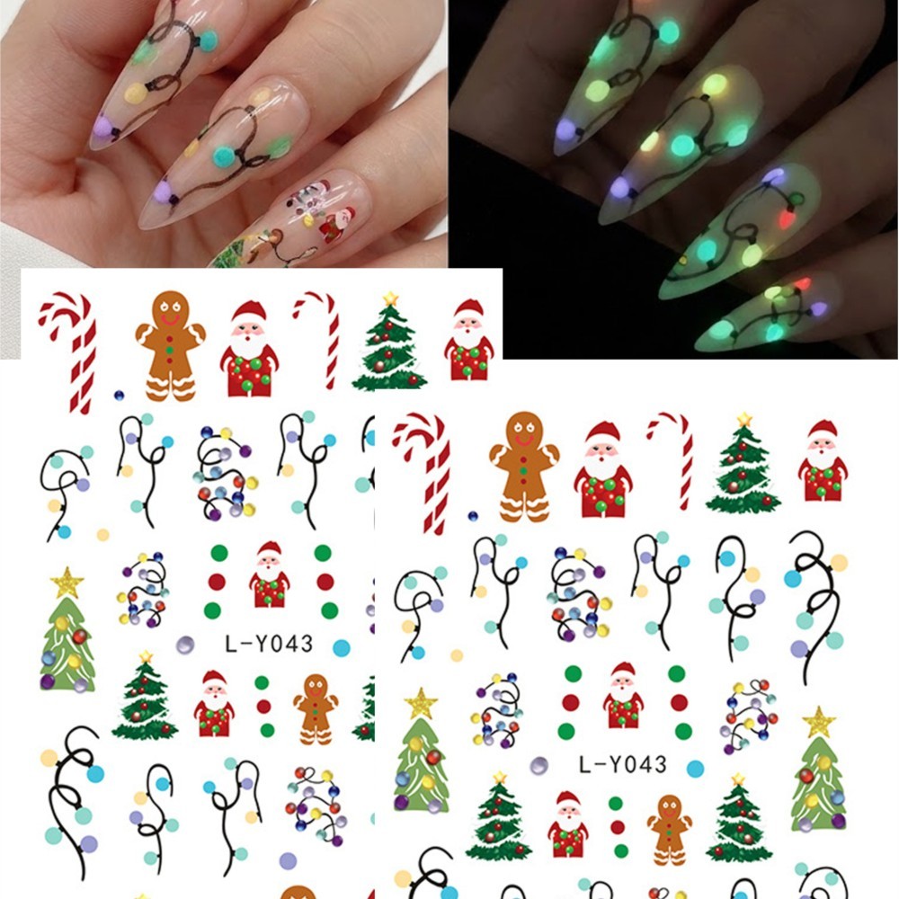 2 Pezzi Adesivi per Unghie Nat - Nail Art Xmas Design recensione e prezzo