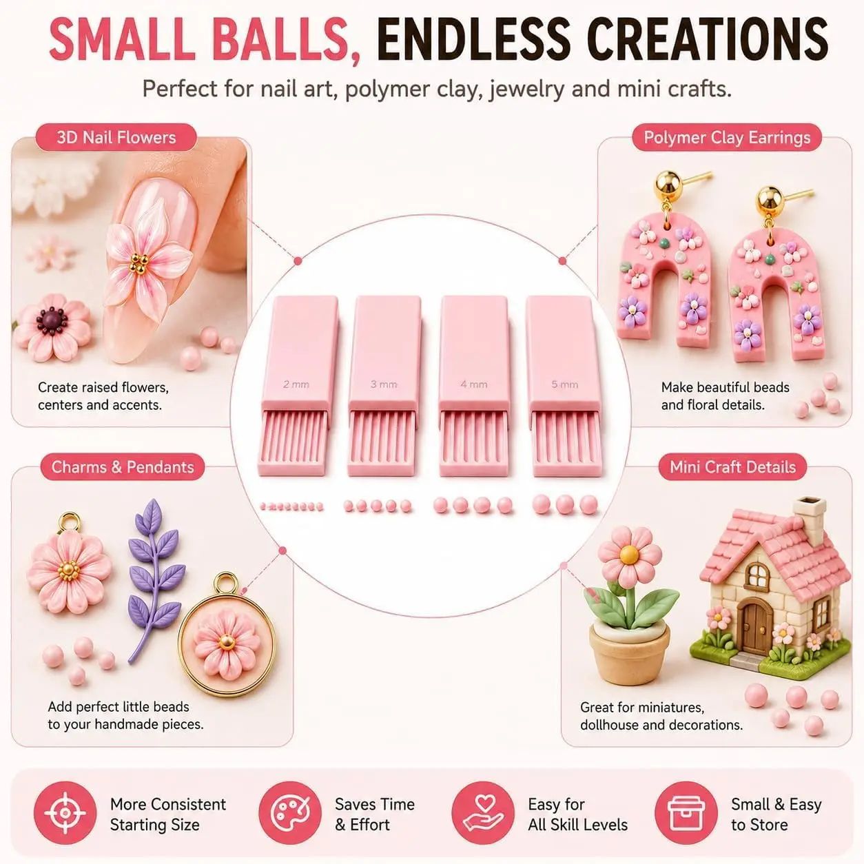 4 Pezzi Strumento per Creare S - Nail Art Nail Art recensione e prezzo