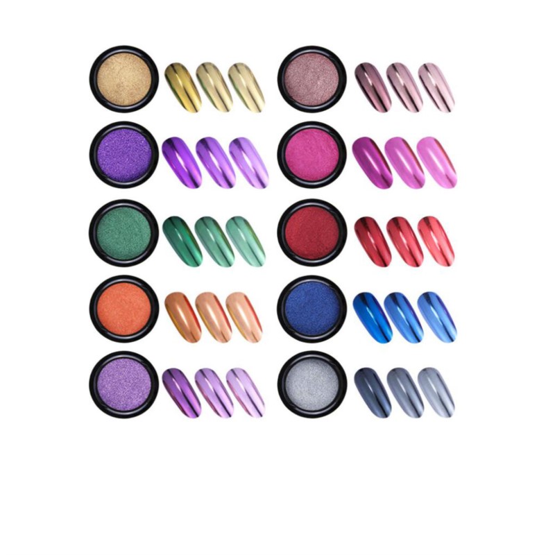 1Pc 19Colors Nail Glitter Mirr - Nail Glitter Chrome recensione e prezzo