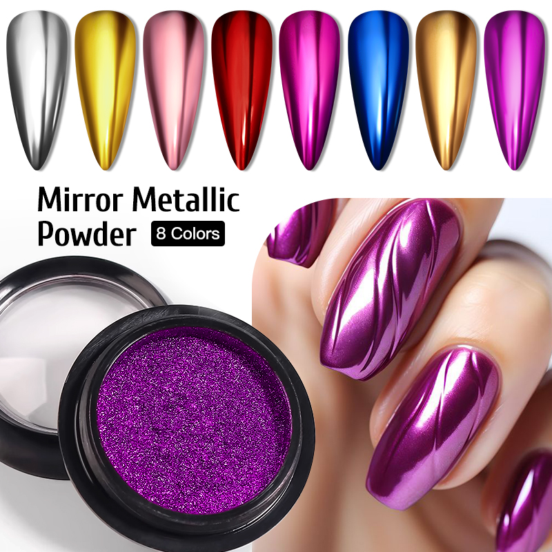 Polvere metallizzata oro argen - Nail Glitter Chrome recensione e prezzo