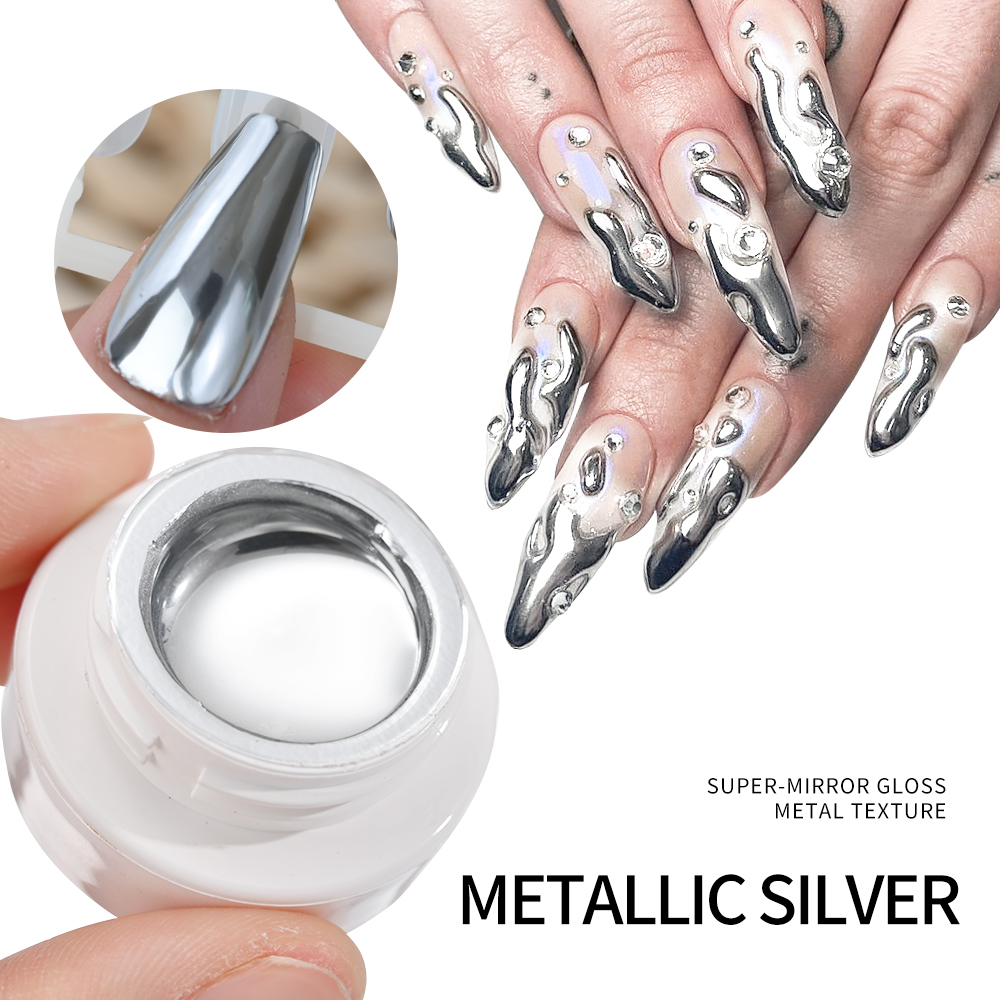 Smalto Gel Metallizzato Argent - Nail Glitter Chrome recensione e prezzo