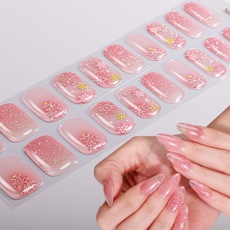 20 punte Natale semi-curado ge - Nail Art Xmas Design recensione e prezzo