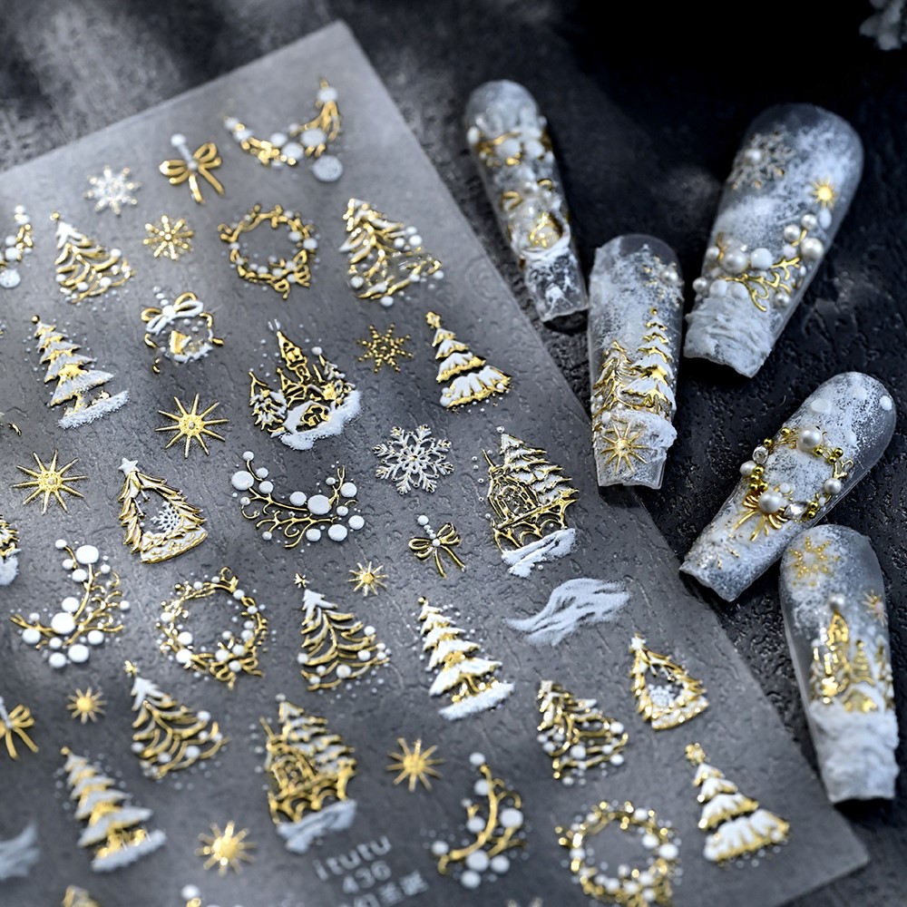 5D in rilievo Castello d'oro/G - Nail Art Xmas Design recensione e prezzo