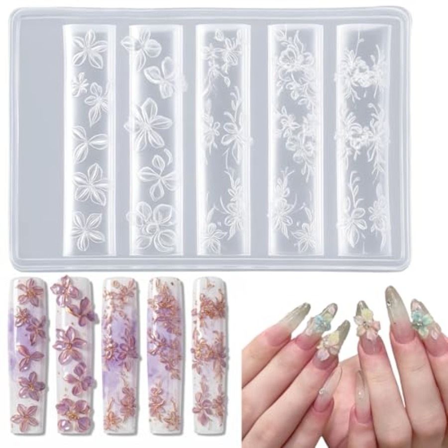 Stampo per Unghie 3D con Fiori - Nail Art Elegant recensione e prezzo