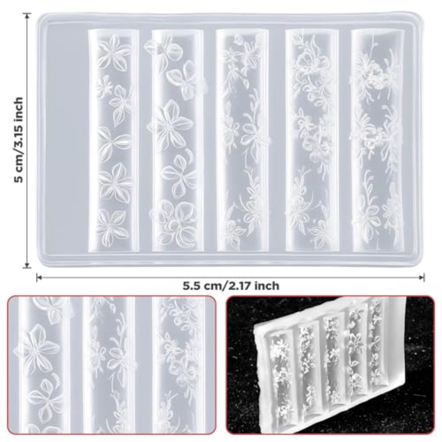 Stampo per Unghie 3D con Fiori - Nail Art Elegant recensione e prezzo