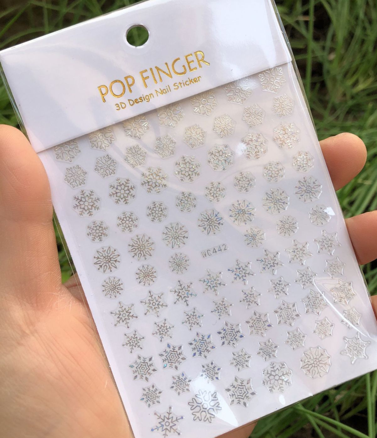 Fiocchi di neve d'argento olog - Nail Art Xmas Design recensione e prezzo