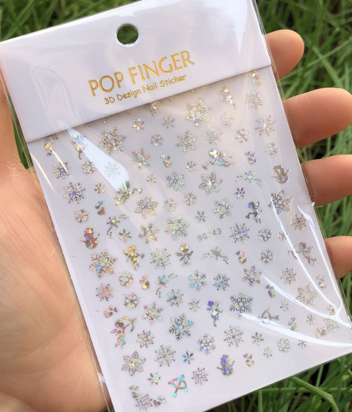 Fiocchi di neve d'argento olog - Nail Art Xmas Design recensione e prezzo