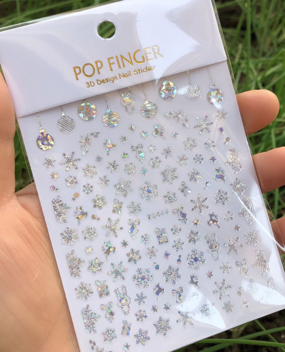 Fiocchi di neve d'argento olog - Nail Art Xmas Design recensione e prezzo