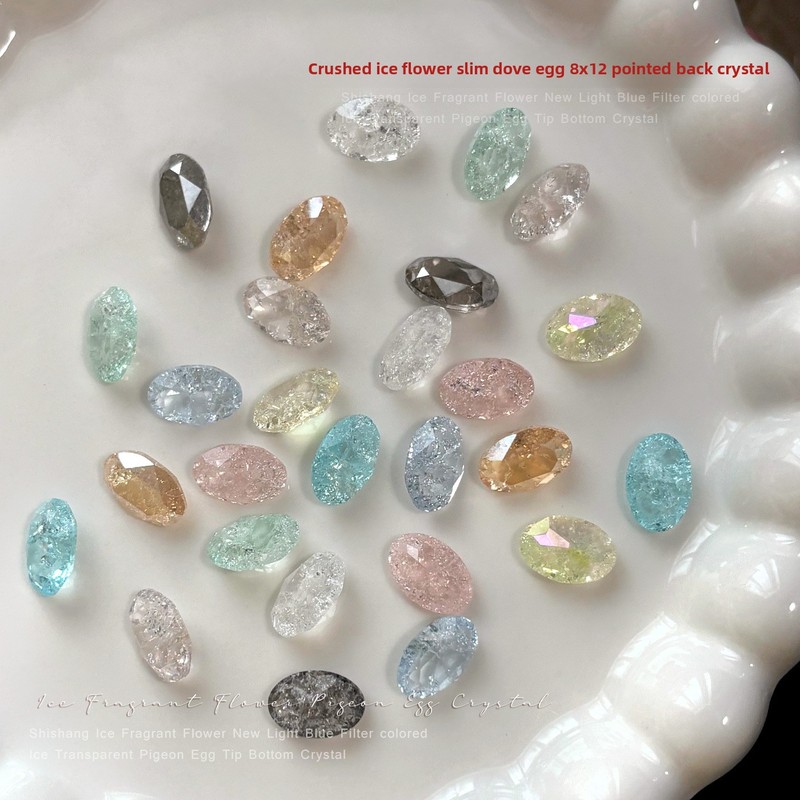 10 pezzi di gemme per unghie a - Nail Art Ice Blue recensione e prezzo