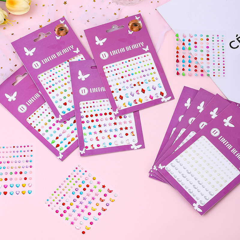 Adesivi per il Viso con Gemme, - Nail Art Nail Art recensione e prezzo