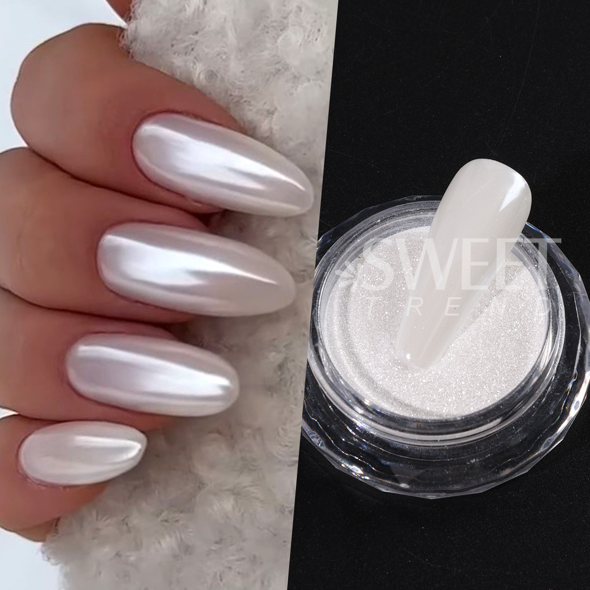 Polvere cromata per unghie bia - Nail Glitter Chrome recensione e prezzo