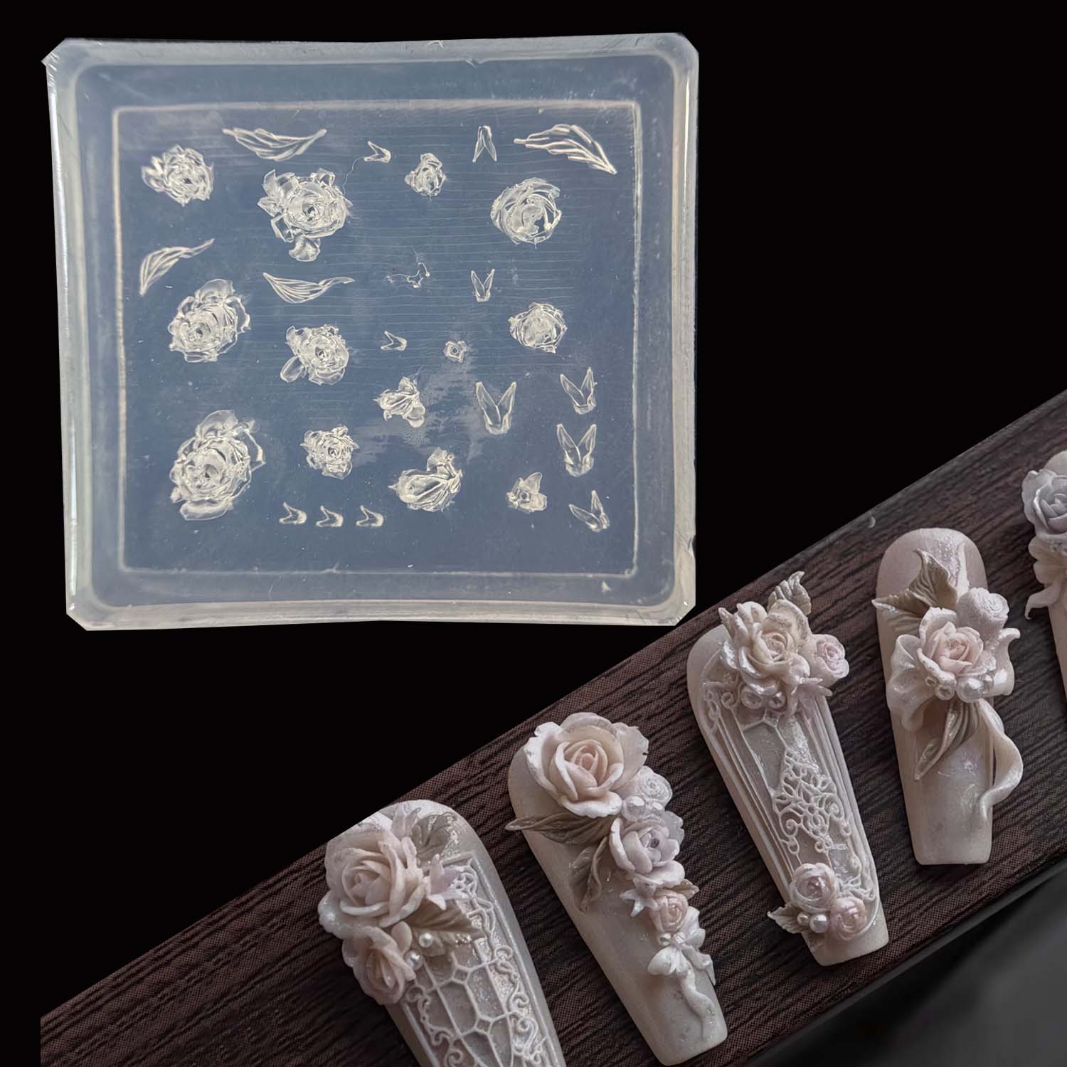 Eleganti Stampi in Silicone pe - Nail Art Elegant recensione e prezzo